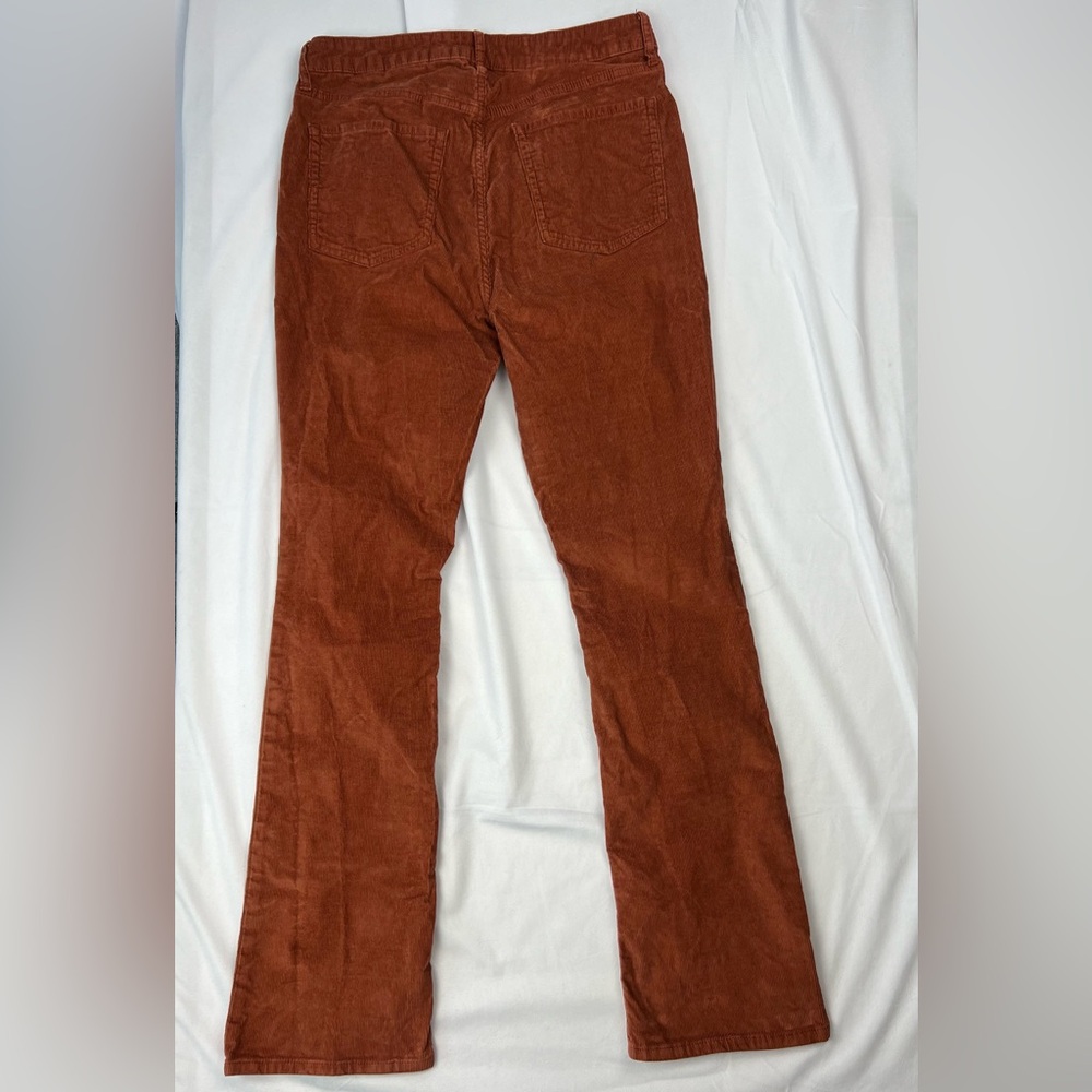 Women's Old Navy Extra High-Rise Cord Corduroy Kicker Boot Cut Pants Size 8 - Picture 3 of 7